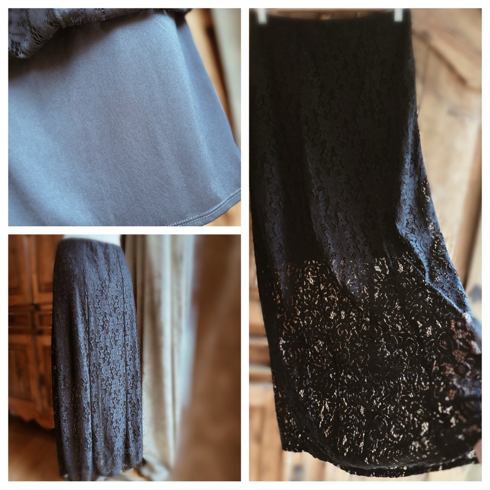 Skirt Maxi / Black Lace - Picture 8 of 10